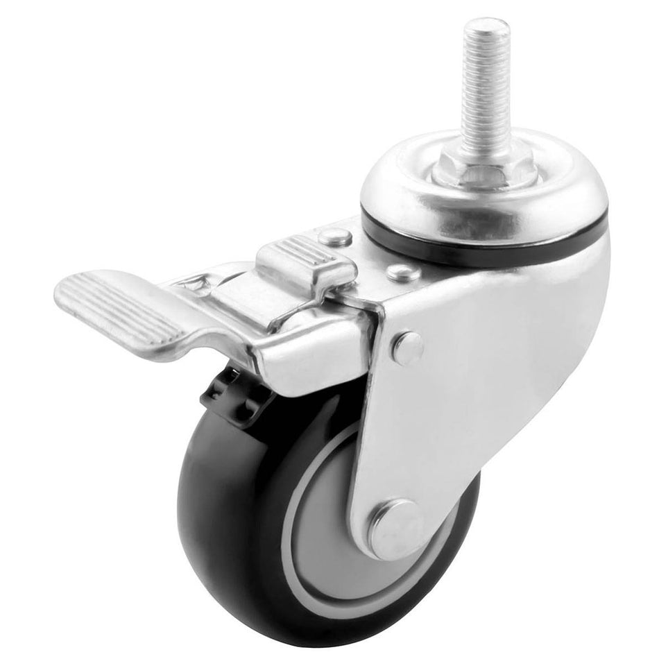 RODAJA P/SUPER C/ESPIGA GIRA. C/FRENO 77X32MM SKU Y-4097-770