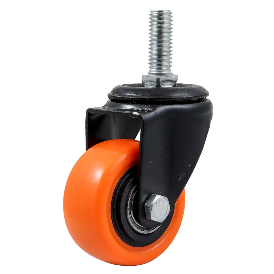 RODAJA NARANJA PU GIR. C/ESPIGA ROSCADA 2-1/2" X 1-1/4" SKU Y-5045-0650