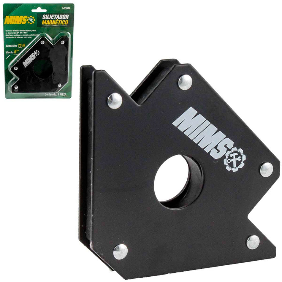 SUJETADOR MAGNETICO TIPO FLECHA P/SOLDAR 4" - 22KG SKU Z-630440