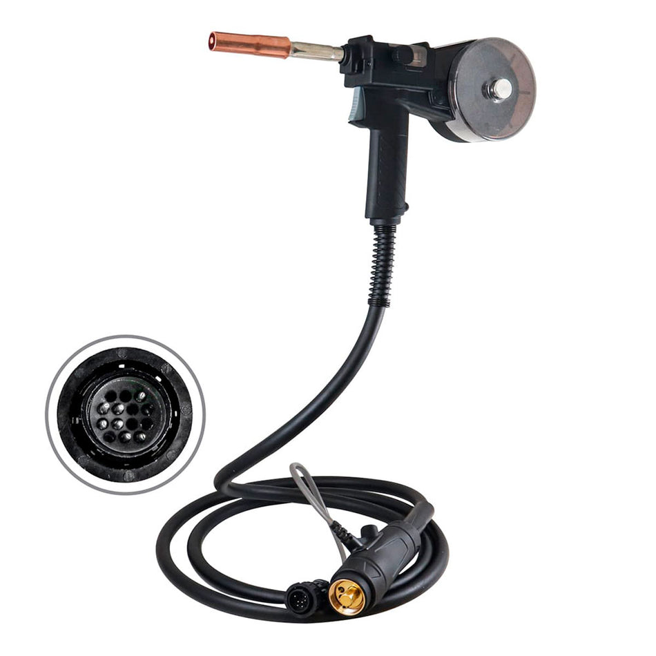 SPOOL GUN 0.6 - 1.2MM 3M T/TWECO 24 VOLTS 200A SKU Z-656900