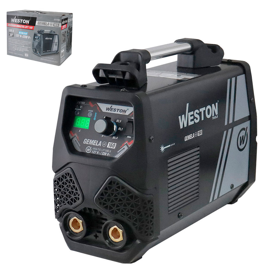 INVERSOR MMA 160AMP 110/220V 1 FASE IGBT C/LIFT TIG SKU Z-670000