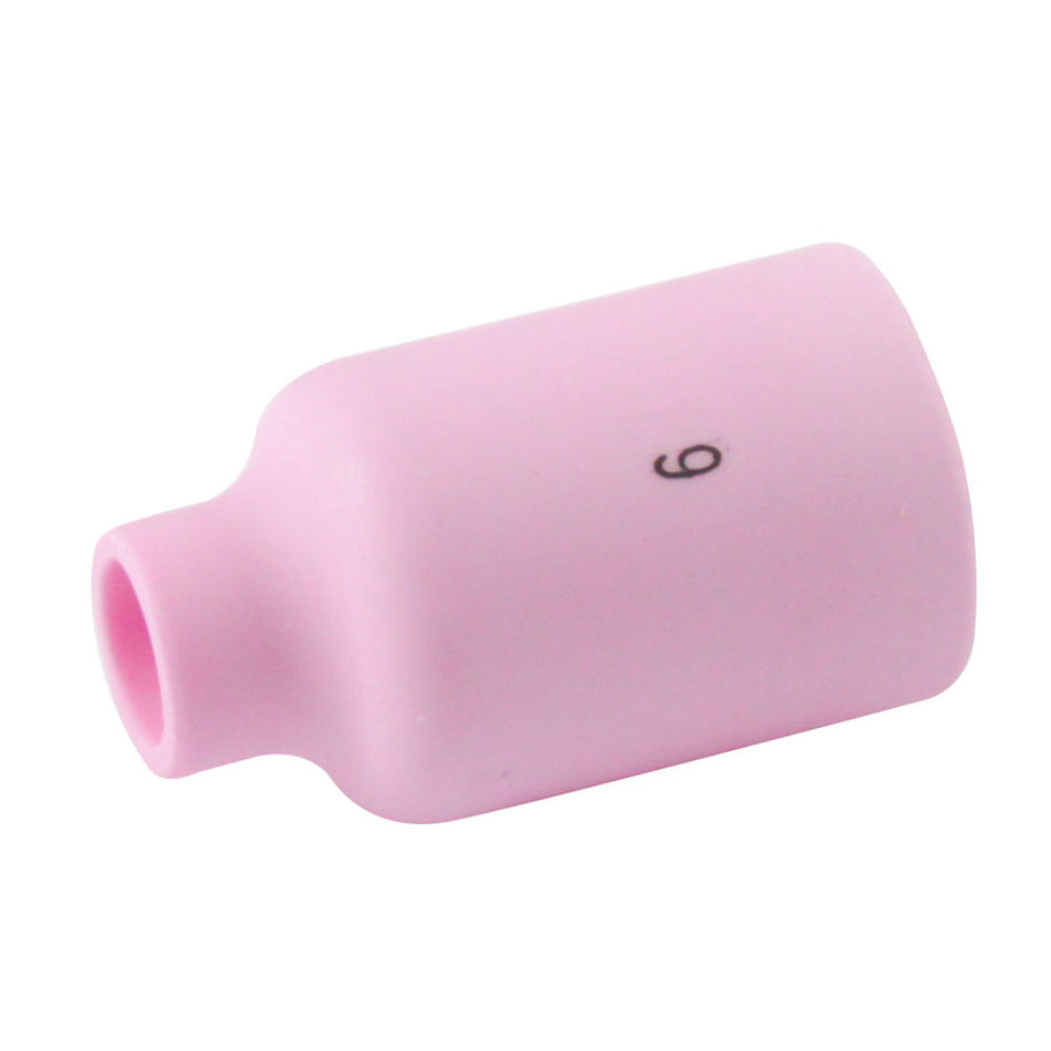 BOQUILLA DE ALUMINA P/ANTORCHA TIG C/GAS LENS 54N16 #6 (EMPAQUE C/10 PZAS - PRECIO X PIEZA) SKU Z-681090