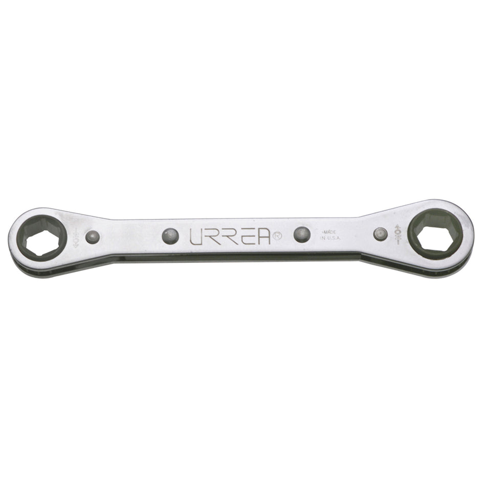 LLAVE DE ESTRAAS PULIDO ESPEJO PLANA DE MATRACA METRICA, 6 PUNTAS, 9 X 10 MM  SKU 1192M