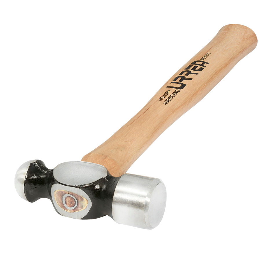 MARTILLO MAQUINADO DE BOLA CON MANGO DE MADERA HICKORY AMERICANO DE 12 3/8", 12 OZ  SKU 1312P