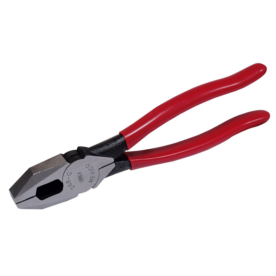 PINZA PARA ELECTRICISTA CON MANGO RUBBER GRIP DE 9 5/16" CORTE LATERAL  SKU 269G