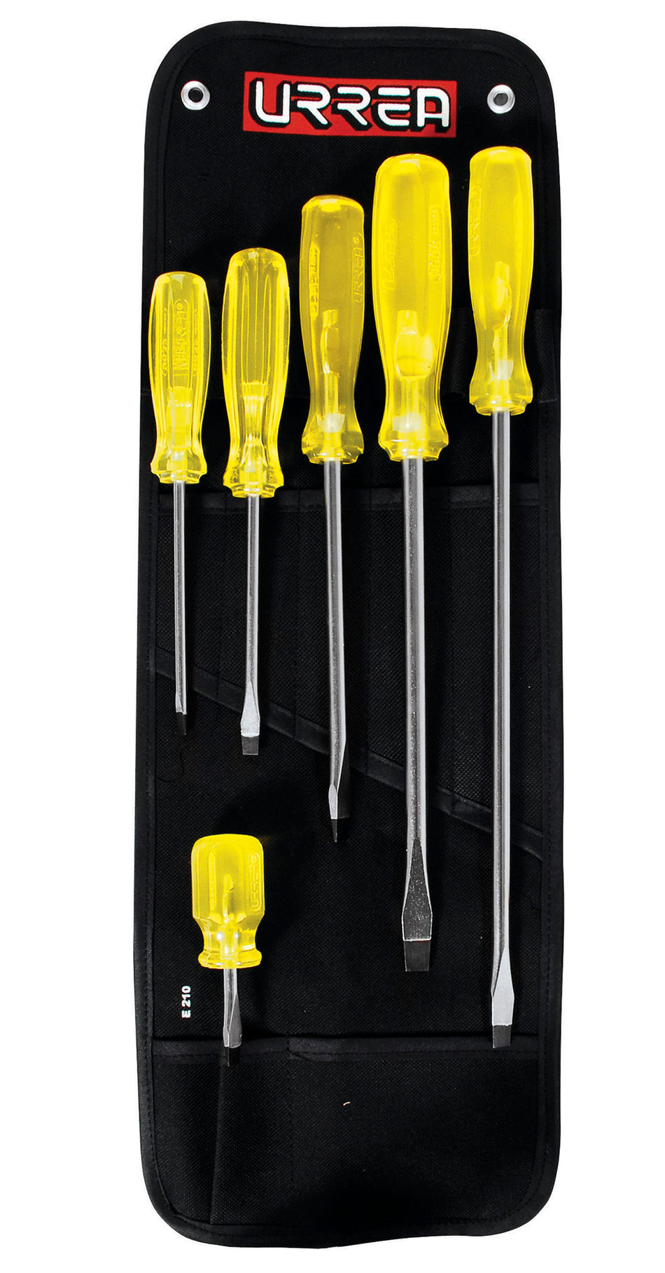 JUEGO DE DESTORNILLADORES CON MANGO AMBAR COMBINADOS, 6 PIEZAS  SKU 9600B