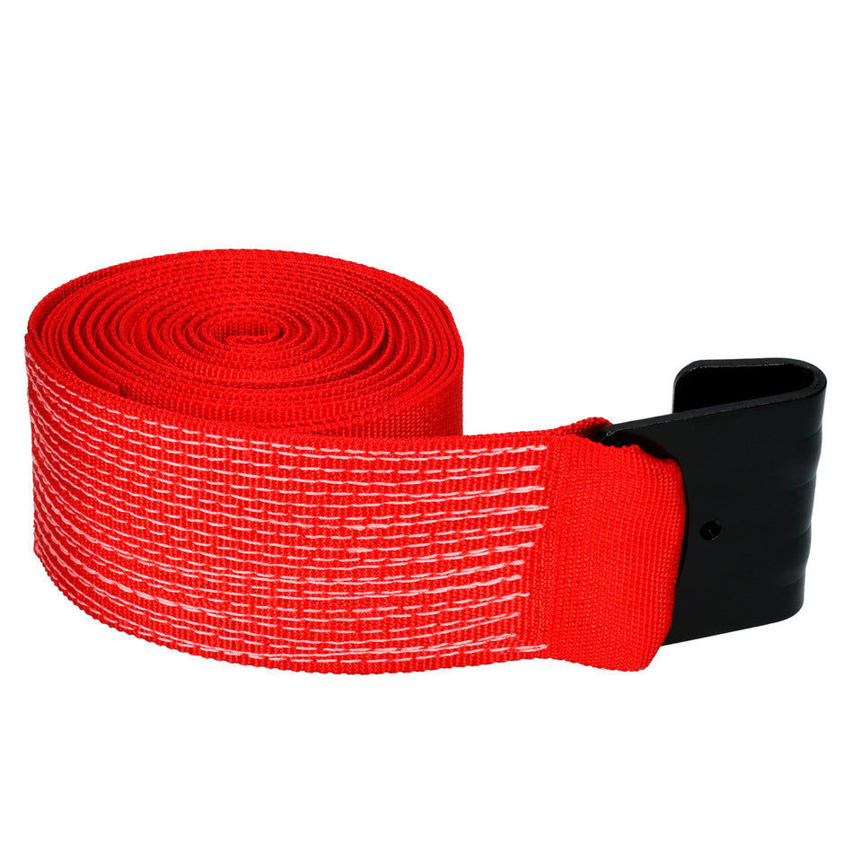 BANDA PARA MALACATE CON GANCHO DE ALAMBRE 4" X 9 M  SKU BAMP9