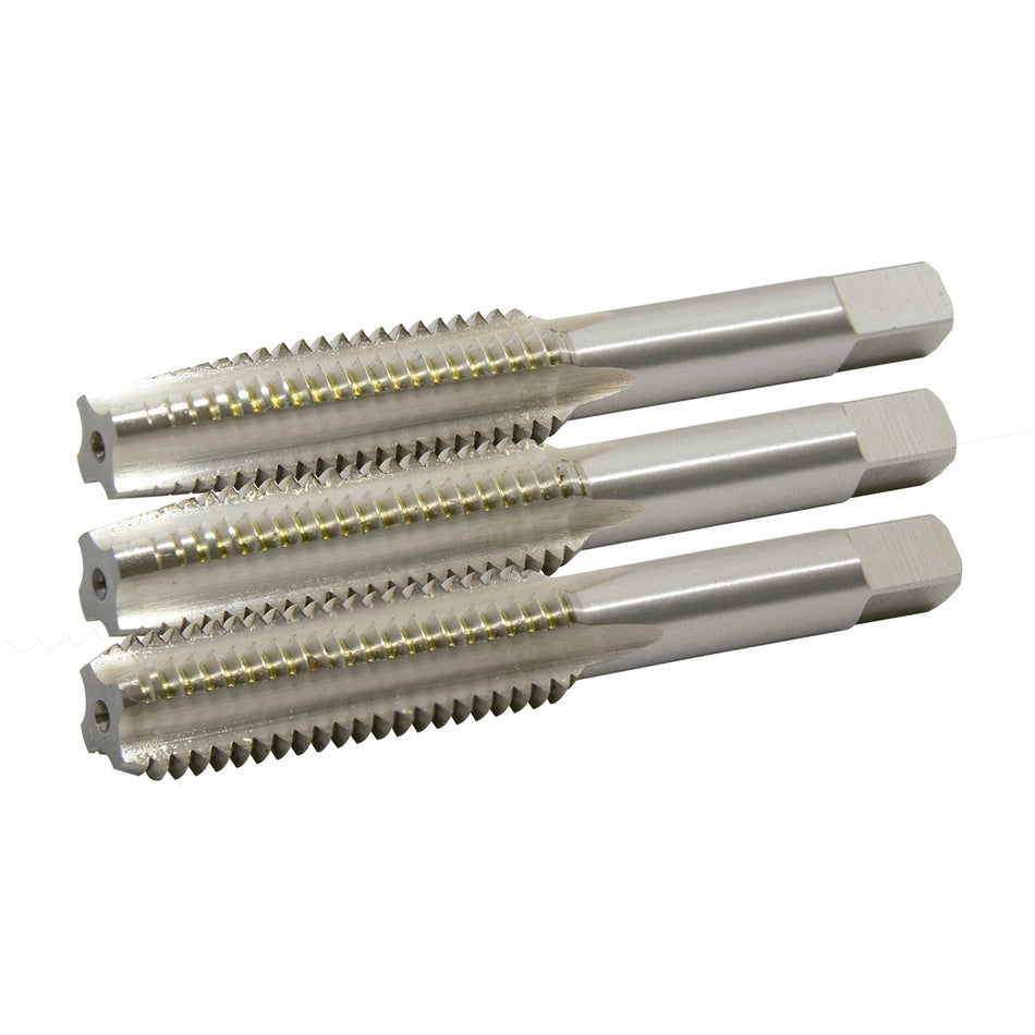 JUEGO DE MACHUELOS DE ACERO DE ALTA VELOCIDAD 1/4" 20NC, 3 PIEZAS  SKU JMC1/4-20